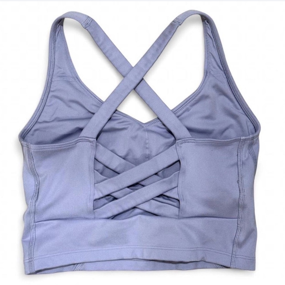 Hollister Gilly Hicks Lavender Purple Recharge Cropped Workout Tank Top - Medium